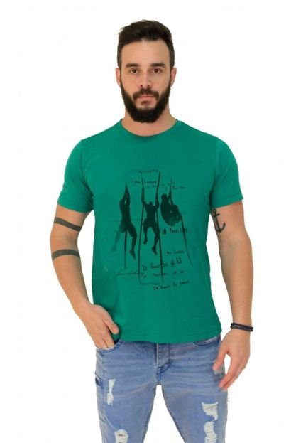 T-Shirt Joss Premium Crossfi Rope Verde - Marca Joss