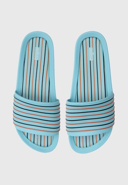 Rasteira Slide Melissa Beach Slide Street Azul - Marca Melissa