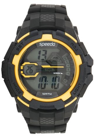 Relógio Speedo 65087G0EVNP2 Preto/Amarelo