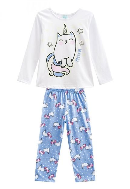 Pijama Infantil Kyly Branco - Marca Kyly