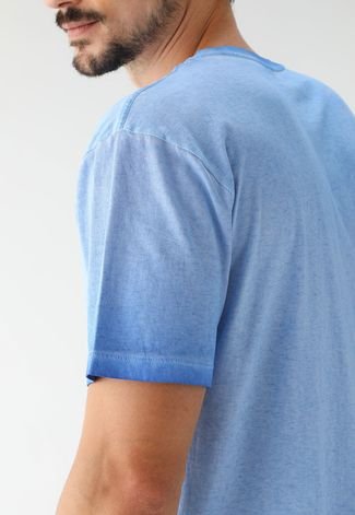 Camiseta Hang Loose Reta Logo Azul