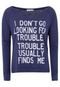 Blusa Rock Lily Trouble Azul - Marca Rock Lily