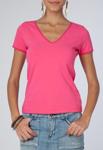 Blusa Justa Bordado Rosa - Marca Triton