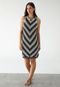 Vestido Tricot GAP Curto Listrado Off-White - Marca GAP