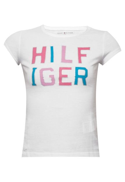 Camiseta Tommy Hilfiger Kids Branca - Marca Tommy Hilfiger