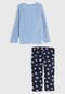 Kit Pijama 2pçs Hering Kids Longo Foguetes Azul - Marca Hering Kids