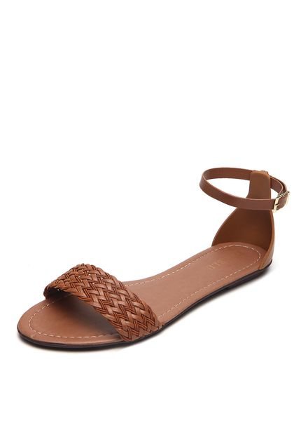 Rasteira FiveBlu Tresse Caramelo - Marca FiveBlu