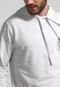 Blusa de Moletom Fechada Richards Logo Cinza - Marca Richards