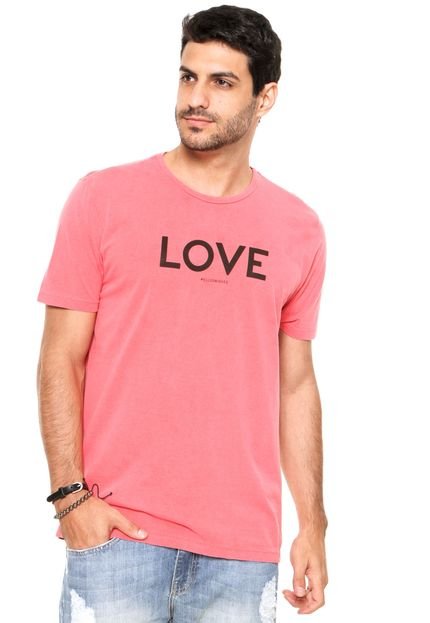 Camiseta Ellus Love Rosa - Marca Ellus