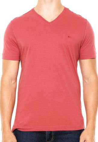 Camiseta Aramis Regular Fit Lisa Vermelha