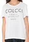 Camiseta Colcci Lettering Off-White - Marca Colcci