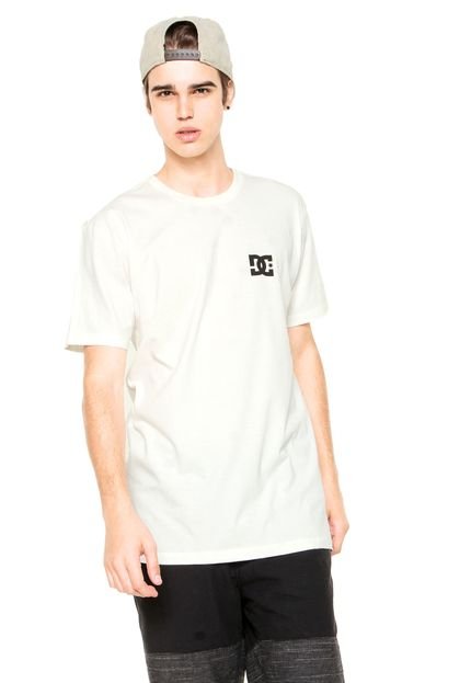 Camiseta DC Shoes Basic Tall Fit Star Bege - Marca DC Shoes
