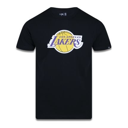 Camiseta New Era Regular Los Angeles Lakers Preto - Marca New Era