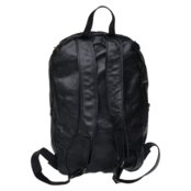 Mochila masculina pmt couro preto com zíper superior MOC03_P - Marca Malbork