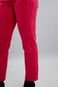 Calça Perna Reta em Sarja Color Feminina na Cor Pink Dialogo Jeans - Marca Dialogo Jeans
