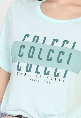 Camiseta Colcci Made of Stars Verde