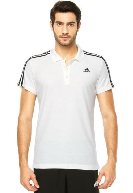 Camisa Polo adidas Performance 3S Branca - Marca adidas Performance