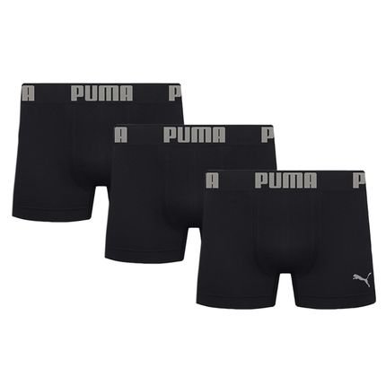 Kit 3 Cuecas Boxer Puma Sem Costura Masculino - Marca Puma