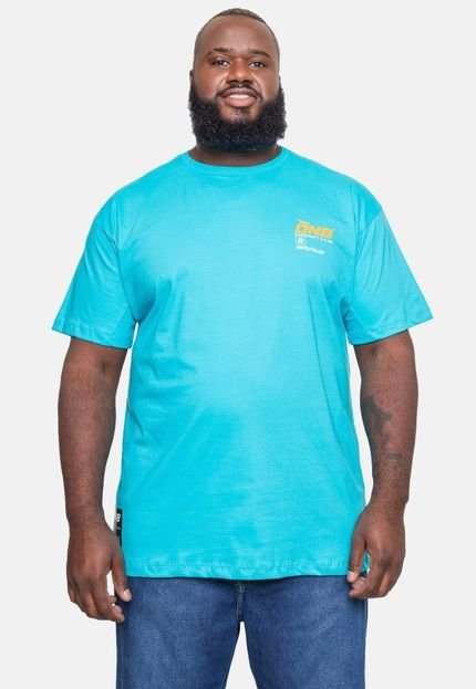 Camiseta Onbongo Plus Size Rover Azul Turquesa - Marca Onbongo