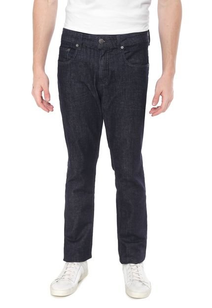 Calça Jeans Calvin Klein Jeans Reta Five Pockets Straight Azul - Marca Calvin Klein Jeans