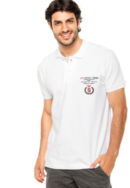 Camisa  Polo STN Team Branca - Marca STN