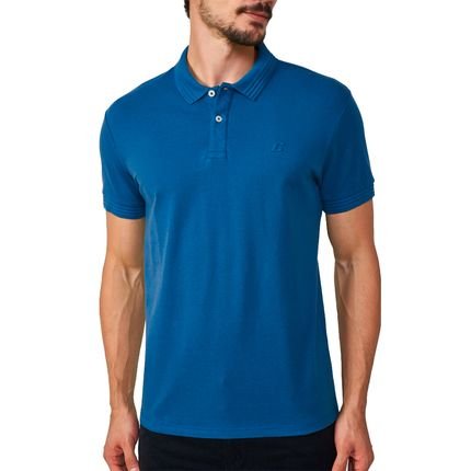 Camisa Polo Colcci Relevo Pr25 Azul Urano Masculino - Marca Colcci