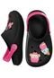 Babuche Infantil GiGiL Teen Chinelo Enfeite Cupcake Sorvete Preto - Marca GiGiL Teen