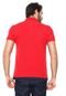 Camisa Polo Malwee Reta Padronagem Vermelha - Marca Malwee