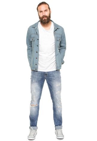 Calça Jeans Forum Reta Gilmar Azul