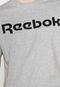 Camiseta Reebok Linear Logo Cinza - Marca Reebok