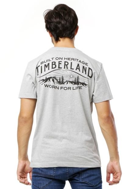 Camiseta Timberland Worn For Life Cinza - Marca Timberland