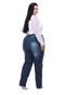 Calça Feminina Jeans Plus Size Elástico na Cintura AllepoAlice - Marca Alleppo Jeans