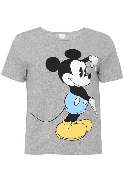 Blusa Cativa Disney Mickey  Cinza - Marca Cativa Disney