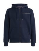 Moletom Tommy Hilfiger Masculino Fleece Logo Zip-Thru Hoody Azul Marinho - Marca Tommy Hilfiger