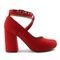 Sapato Modarpe Salto Grosso Boneca Vermelho B62 - Marca Modarpe