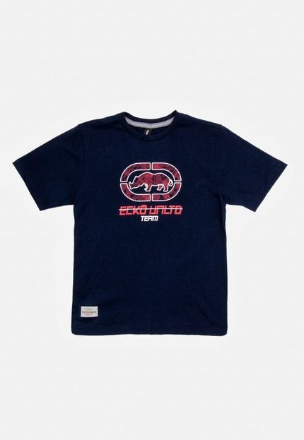 Camiseta Ecko Juvenil Estampada Azul Marinho - Marca Ecko