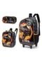 Mochila Rodinhas Infantil Escolar Dinossauro T-rex Menino - Marca GUELPH