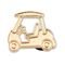 Jibbitz™ carrinho de golf dourado unico unico Branco - Marca Crocs