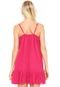 Vestido DAFITI JOY Curto Comfort Rosa - Marca DAFITI JOY