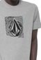Camiseta Volcom Stonar Waves Cinza - Marca Volcom