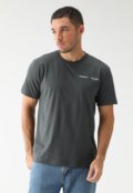 Camiseta Tommy Jeans Reta Icon Bordado Grafite - Marca Tommy Jeans