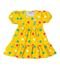 Vestido Infantil Círculos Rovi Kids Amarelo - Marca Rovitex Kids