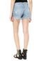 Shorts Jeans Colcci Estonado Tomboy Estampa Azul - Marca Colcci