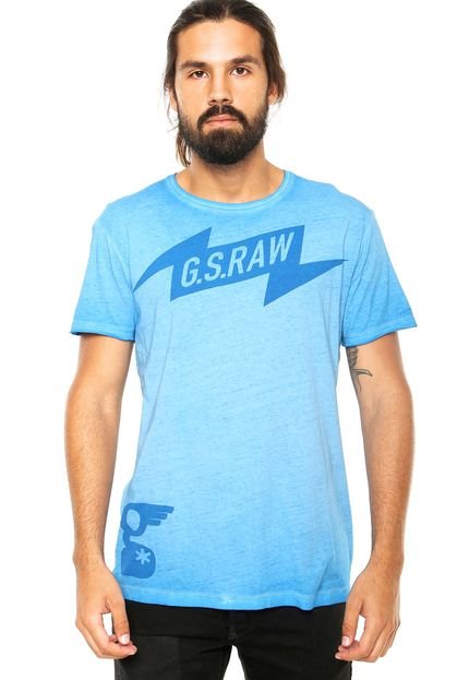 Camiseta G-Star Jerran Azul - Marca G-Star