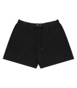 Shorts Feminino Plus Size Em Moletinho Secret Glam Preto - Marca Secret Glam