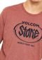 Camiseta Volcom Stick It Marrom - Marca Volcom