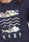 Camiseta Reef Fish Shape Azul-Marinho - Marca Reef