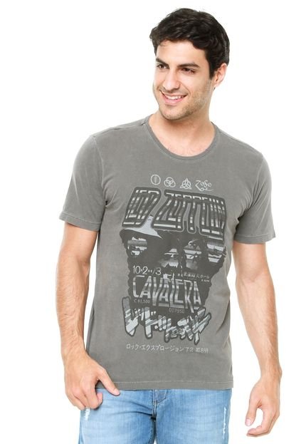 Camiseta Cavalera Led Zeppelin Cinza - Marca Cavalera