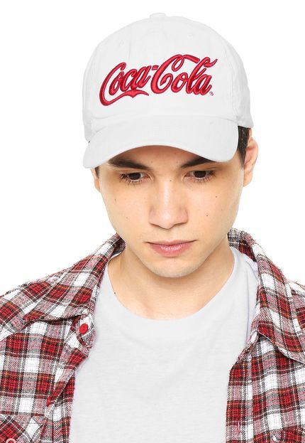 Boné Coca Cola Accessories Strapback Logo Branco - Marca Coca-cola