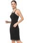 Vestido Colcci Fitness Curto Canelado Preto - Marca Colcci Fitness